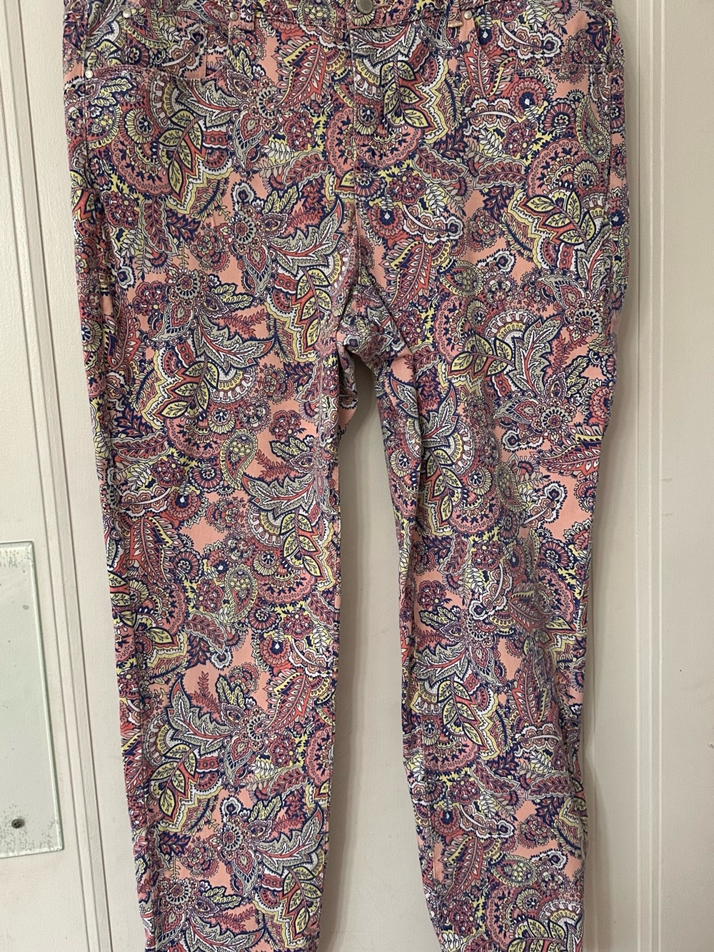 Charter Club Pink Paisley Print Women’s pants